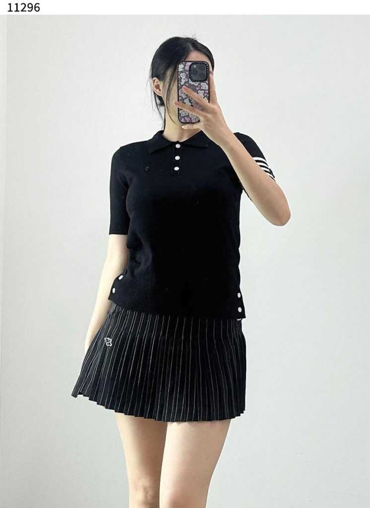 어메이징크리 여성 고스트 폴로 칼라 스웨터(2color)