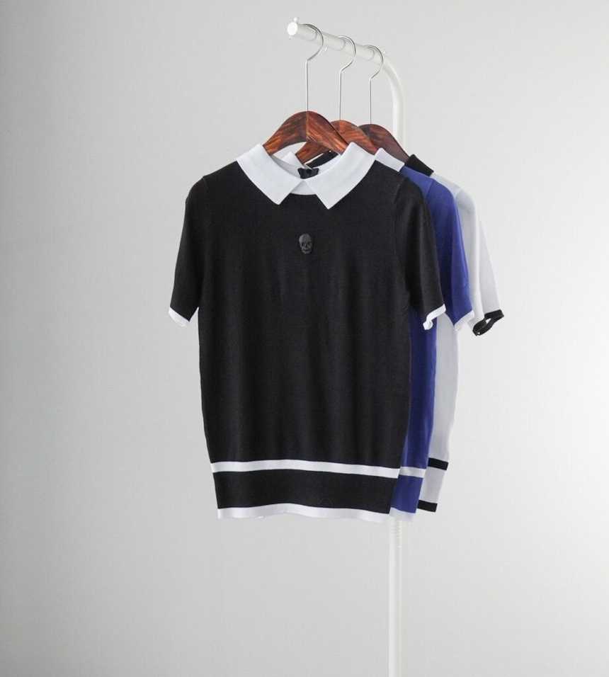 어메이징크리 고스트 오픈넥 여성 숏 슬리브(3color)