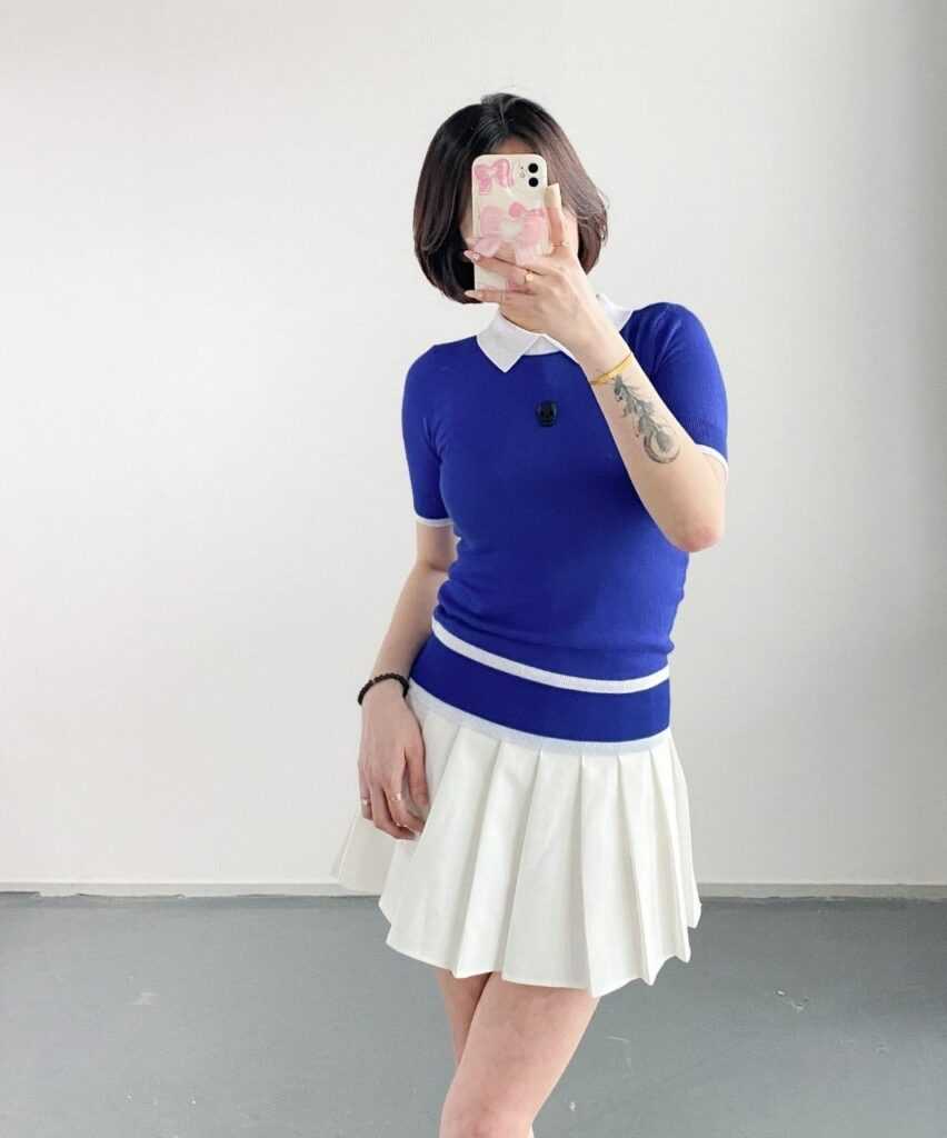 어메이징크리 고스트 오픈넥 여성 숏 슬리브(3color)