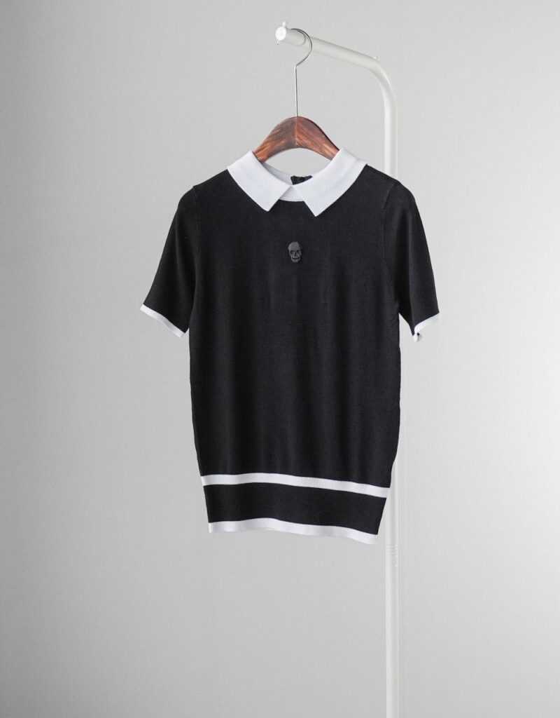 어메이징크리 고스트 오픈넥 여성 숏 슬리브(3color)