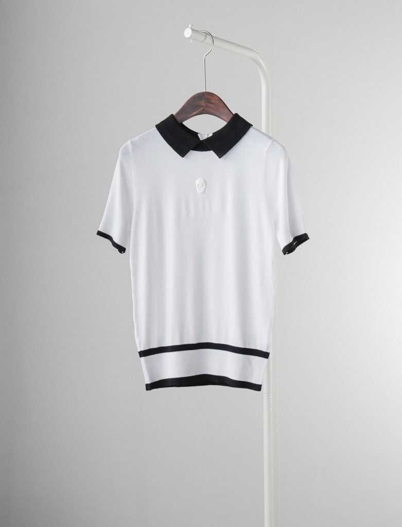 어메이징크리 고스트 오픈넥 여성 숏 슬리브(3color)