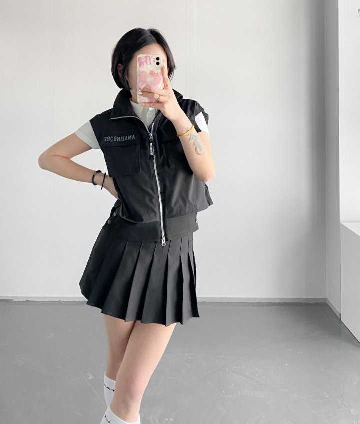 어메이징크리 여성 테크니컬 크링클 베스트