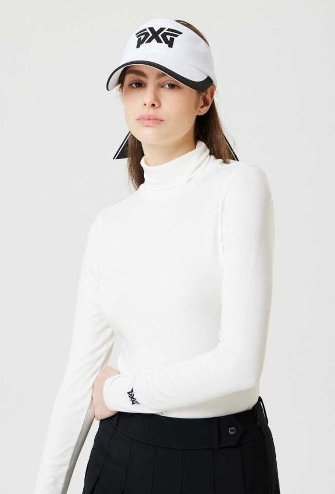 PXG P 여성 하이넥 롱슬리브 티셔츠(3color)
