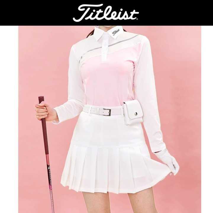 타이틀리스트 여성 한줄사선 긴팔(2color)