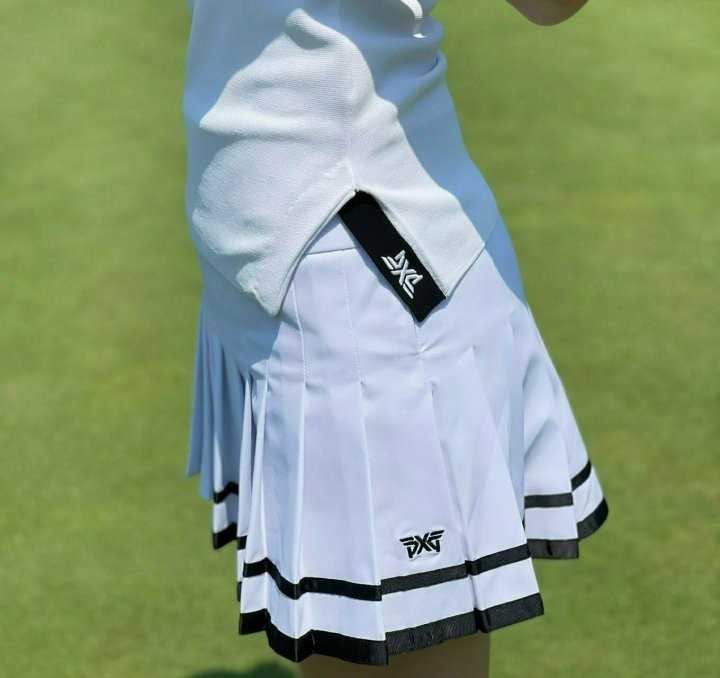 PXG 우먼 베이직 하이넥 니트 썸머 베스트