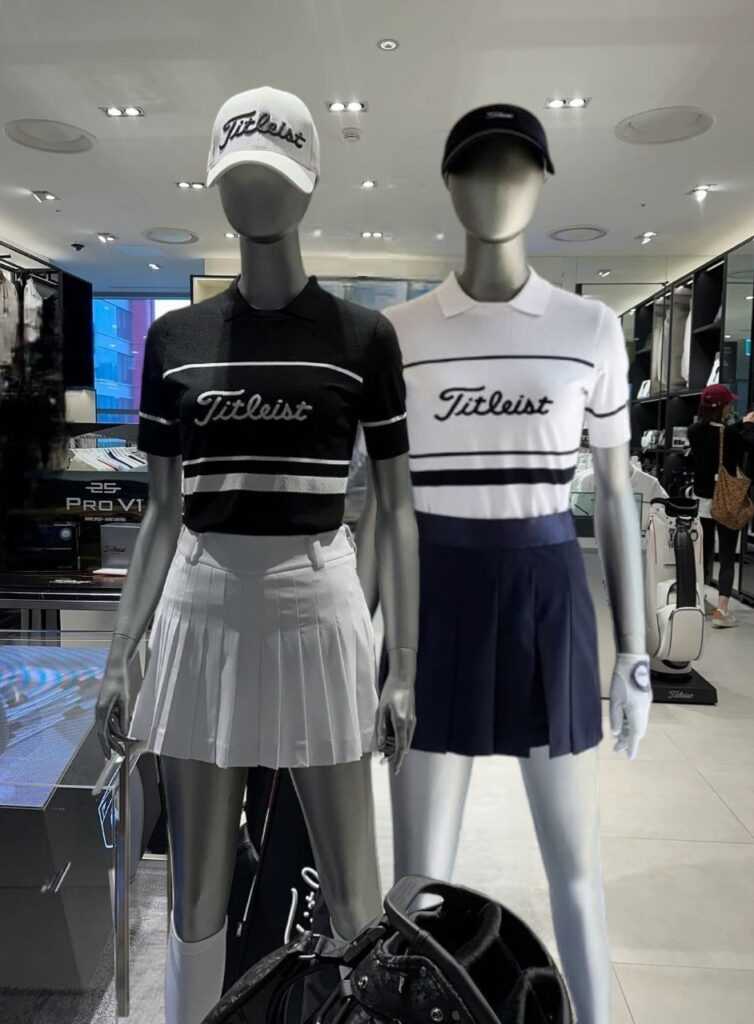 타이틀리스트 여성 빅로고 하이브리드 셔츠(2color)