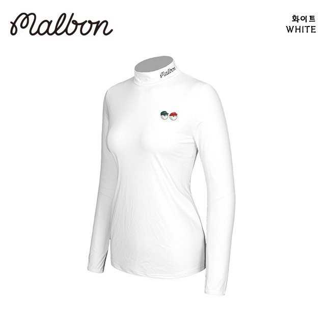 말본 여성 더블 버킷 모크넥 이너(3color)