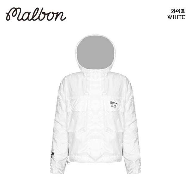 말본 우븐 아노락 바람막이 여성 자켓(2color)