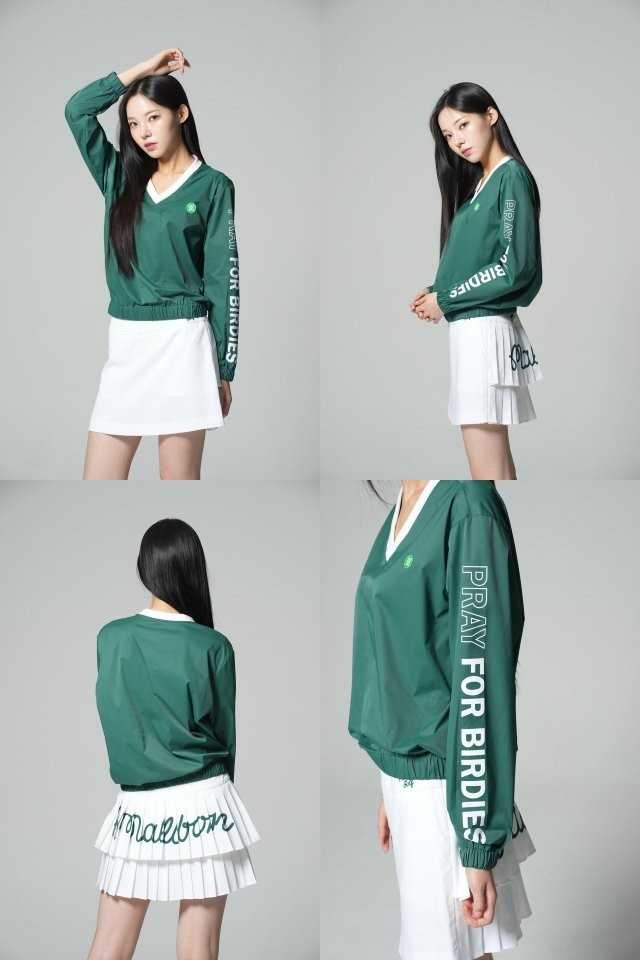 지포어 콘트라스트 브이넥 바람막이(3color)
