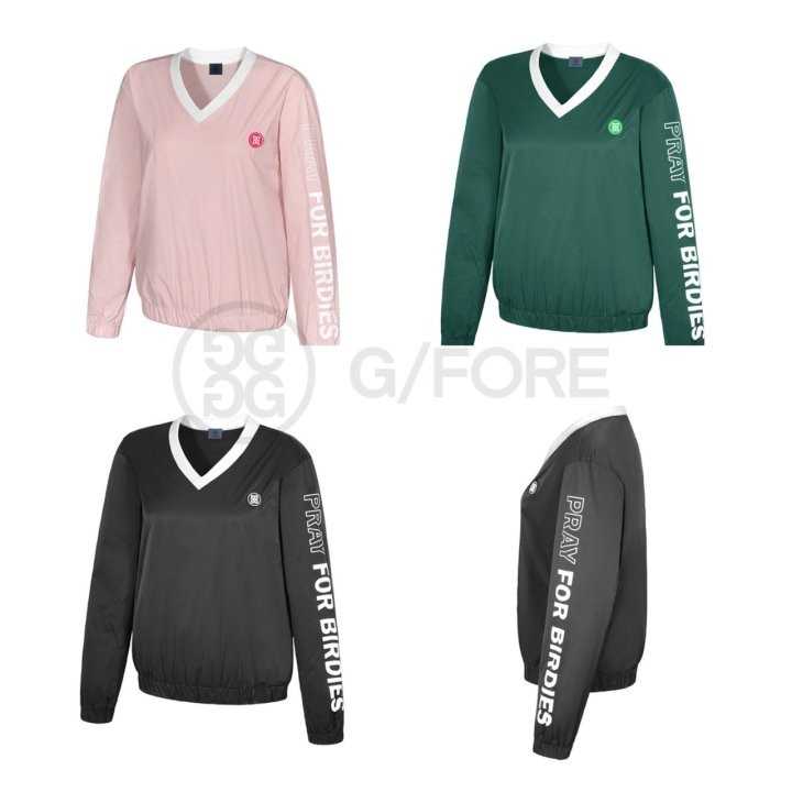 지포어 콘트라스트 브이넥 바람막이(3color)
