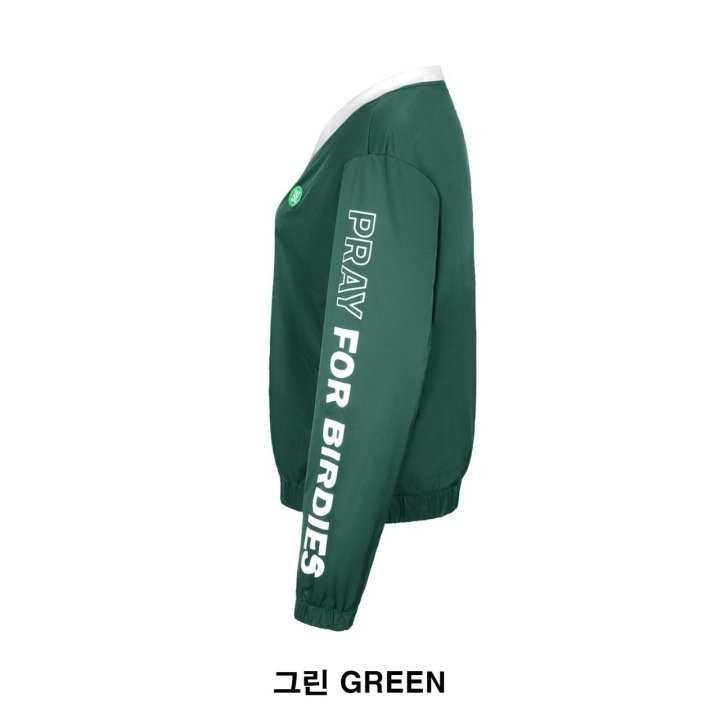 지포어 콘트라스트 브이넥 바람막이(3color)