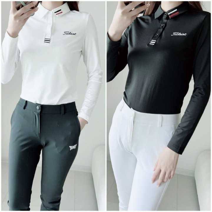 타이틀리스트 카라 두줄포인트 카라긴팔(2color)