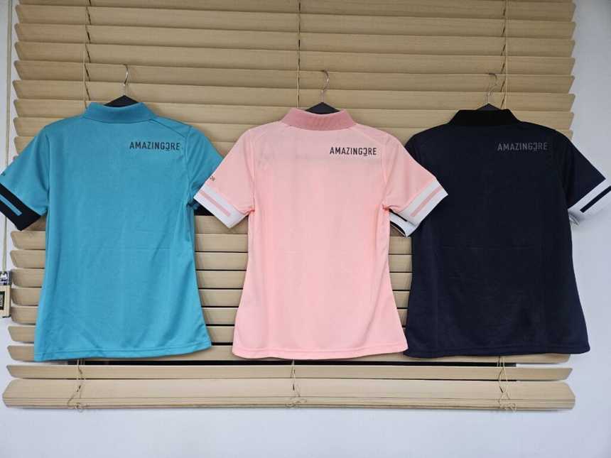 어메이징크리 여성 소매밴드 카라티(3color)