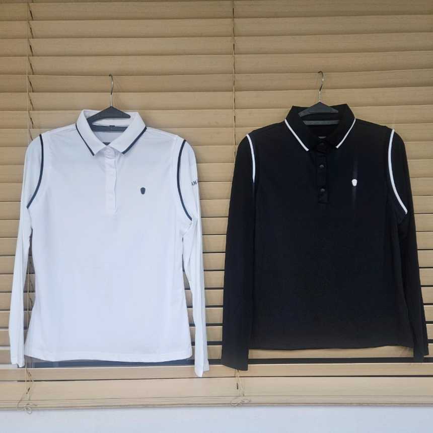 어메이징크리 여성 UV슬리브 이너 카라티(2color)