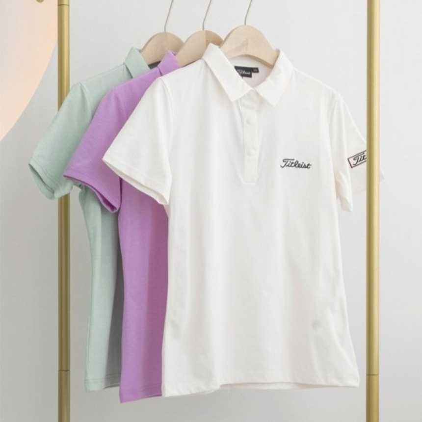 타이틀리스트 여성 스트레치 카라 티셔츠(3color)