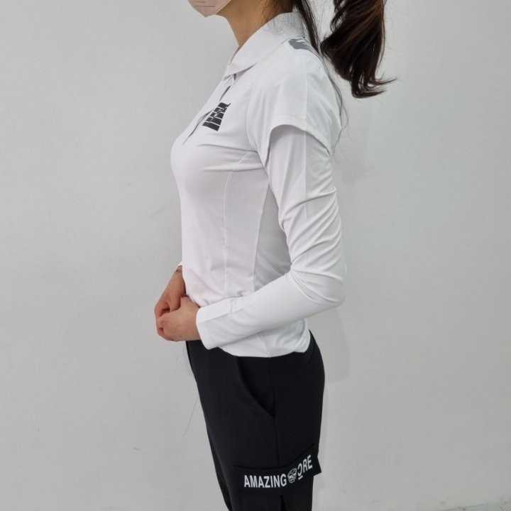 어메이징크리 여성 홀로그램 티셔츠(3color)