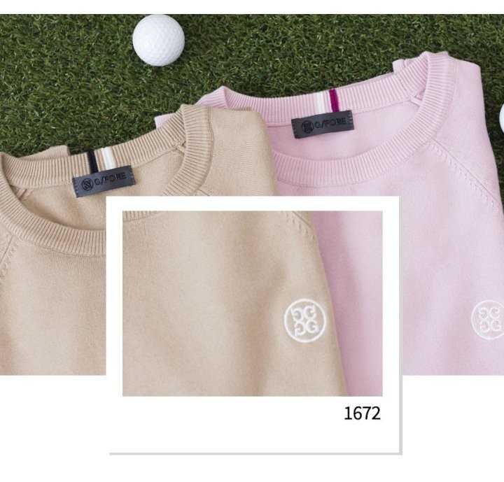 지포어 손목 배색 여성 니트(2color)