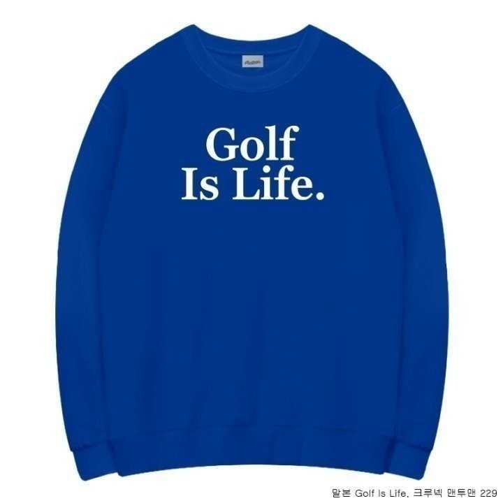 말본 남녀공용 Golf Is Life. 크루넥 맨투맨(6color)