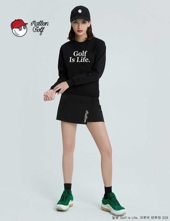 말본 남녀공용 Golf Is Life. 크루넥 맨투맨(6color)