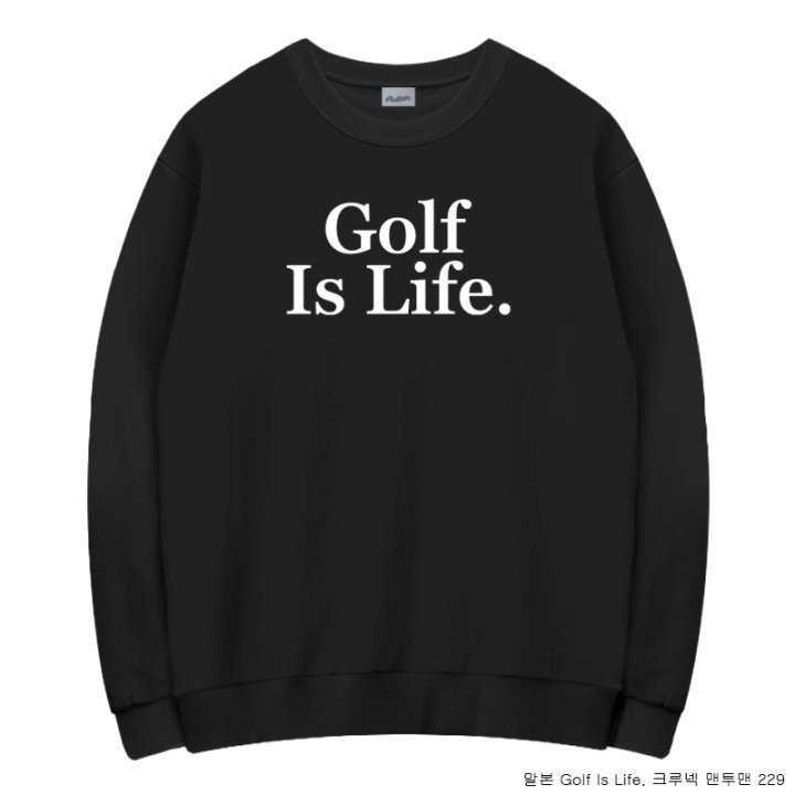 말본 남녀공용 Golf Is Life. 크루넥 맨투맨(6color)