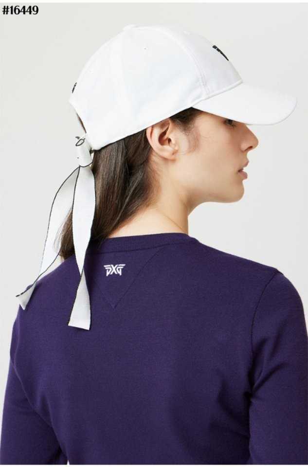 PXG 여성 투 블럭 라운드 넥 니트 풀오버(2color)