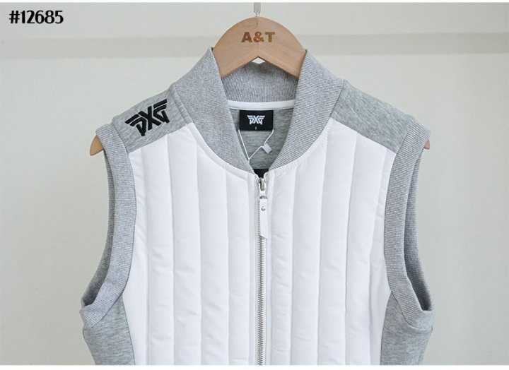 PXG 여성 퍼포먼스 스웻셔츠 하트 경량 누빔집업 베스트