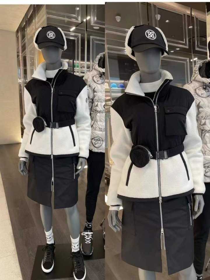 지포어 여성 퀄팅 후리스 점퍼 자켓