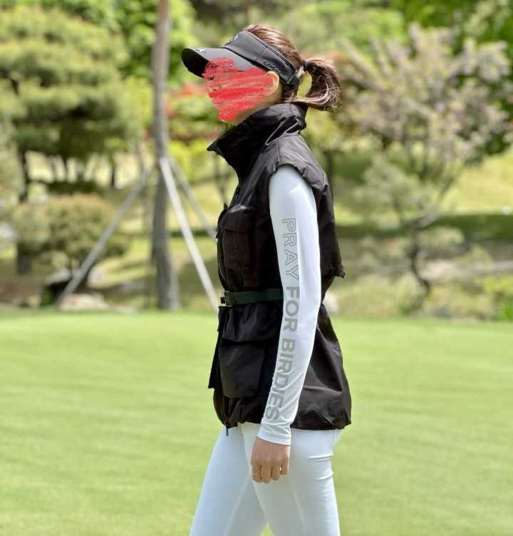 지포어 여성 포켓 롱 베스트