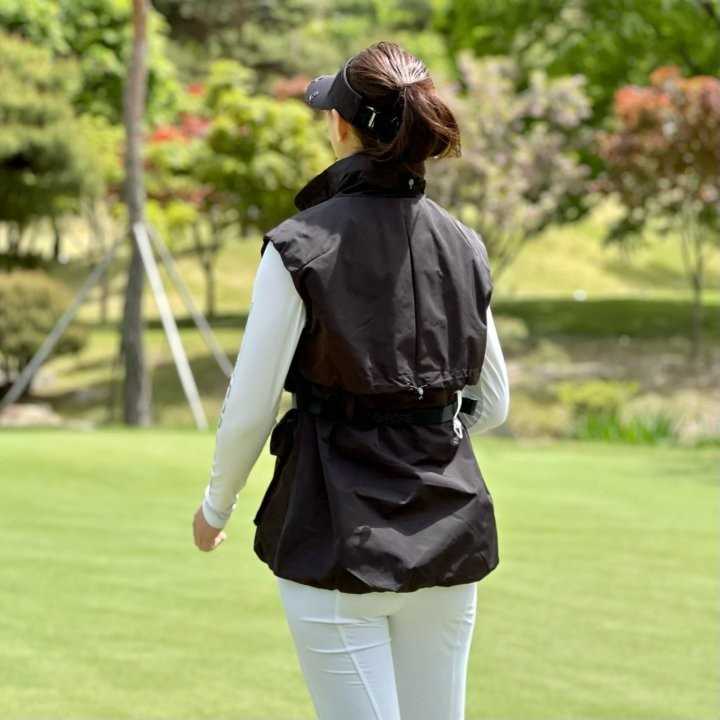 지포어 여성 포켓 롱 베스트