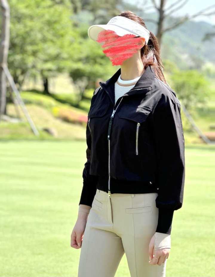 지포어 여성 쇼트 아우터 점퍼