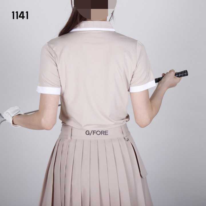 지포어 여자 1141 V트임 반팔 카라티(2color)