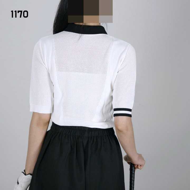 지포어 여자 1170 팔포인트 메쉬 반팔 니트(3color)