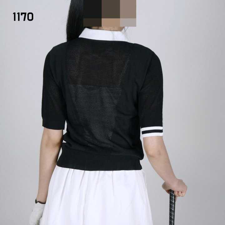 지포어 여자 1170 팔포인트 메쉬 반팔 니트(3color)