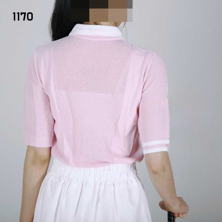 지포어 여자 1170 팔포인트 메쉬 반팔 니트(3color)