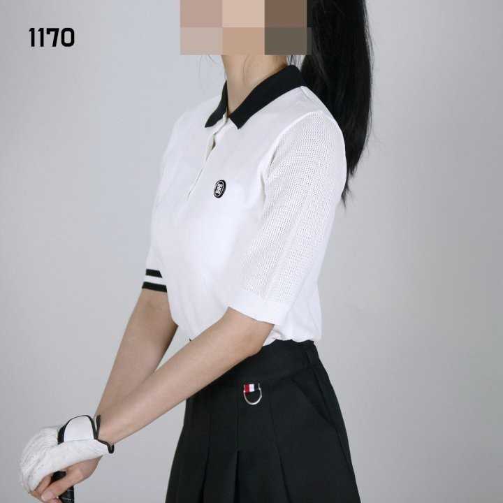 지포어 여자 1170 팔포인트 메쉬 반팔 니트(3color)