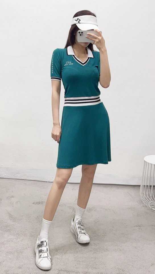제이린드버그 여성 테니 스판 원피스(3color)