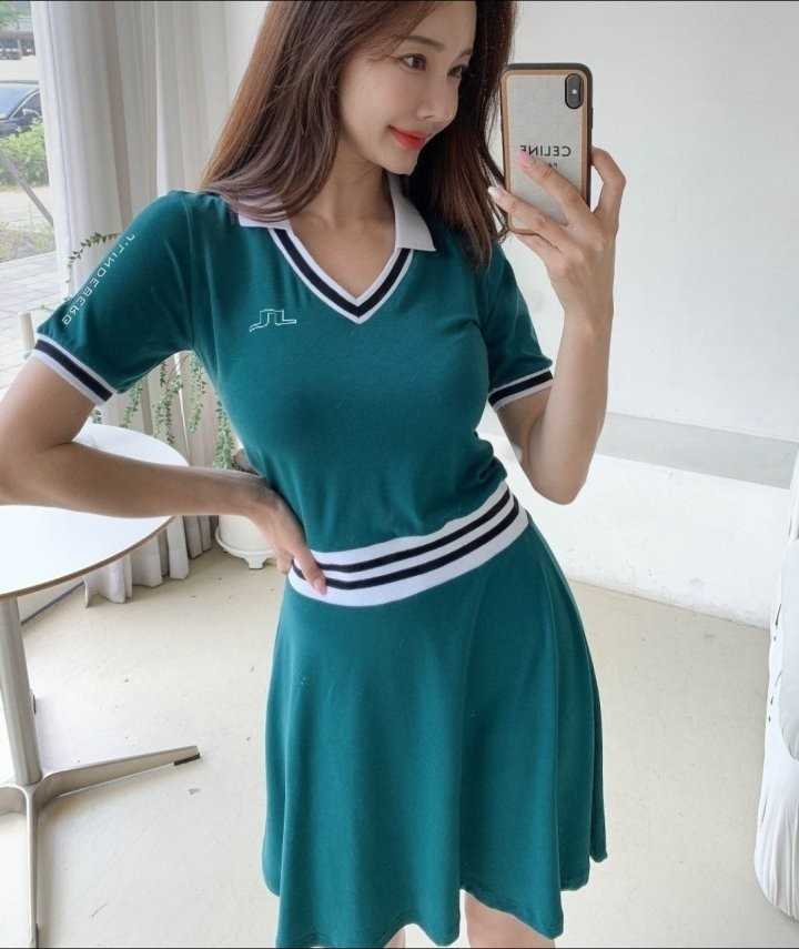 제이린드버그 여성 테니 스판 원피스(3color)
