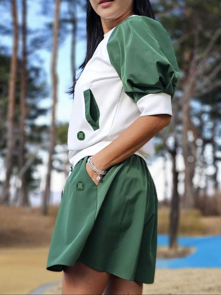 지포어 여성 루루 퍼프소매 티셔츠(3color)