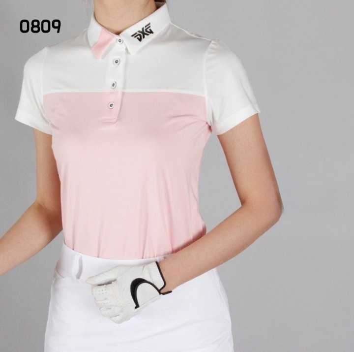 PXG 여자 0809 코너포인트 반팔 카라티셔츠(2color)
