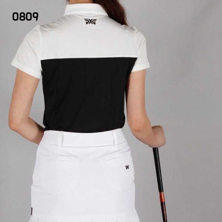PXG 여자 0809 코너포인트 반팔 카라티셔츠(2color)