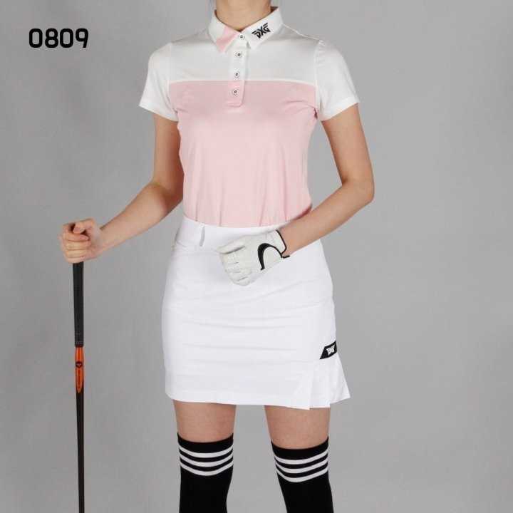 PXG 여자 0809 코너포인트 반팔 카라티셔츠(2color)
