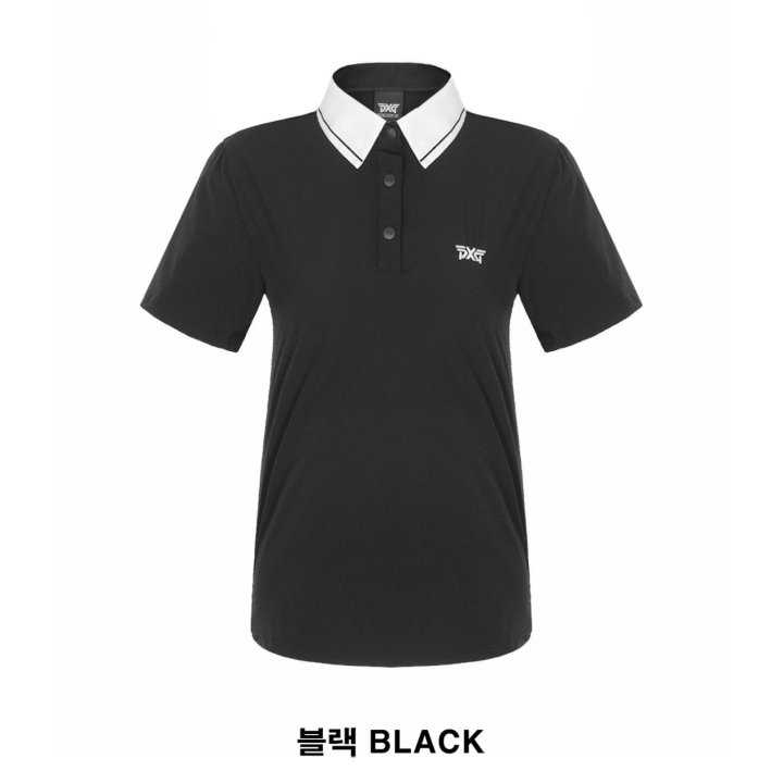 PXG 여성 자수로고 쿨 반팔 카라티(2color)