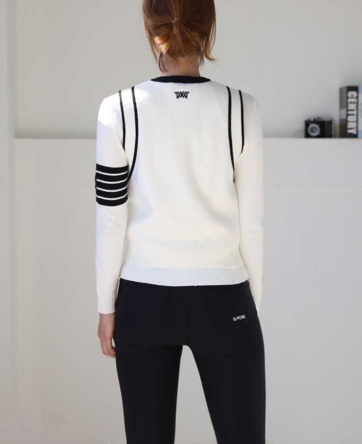 PXG 수입고급 여성 라운드넥 베스트(3color)