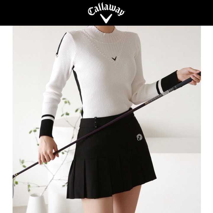 캘러웨이 모크넥 골지긴팔(2color)