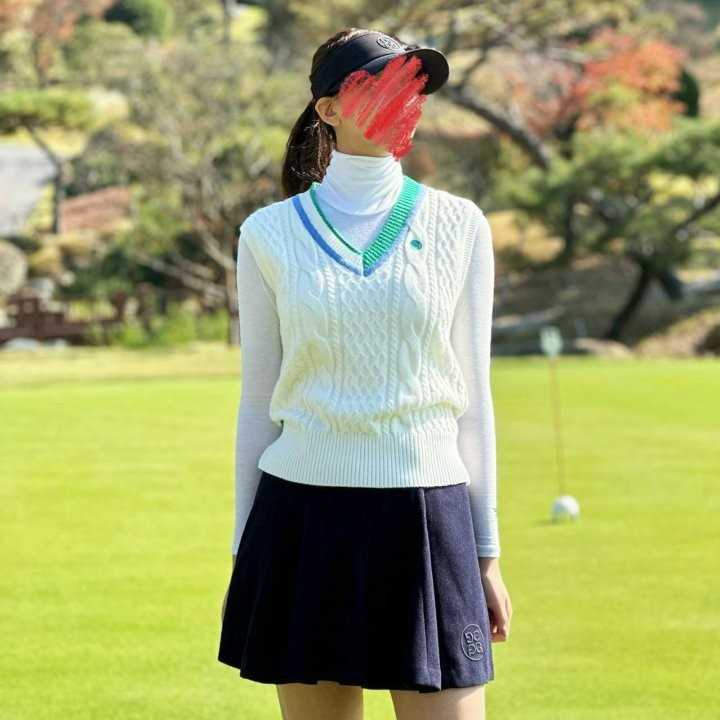 지포어 V-넥 울-캐시미어 블렌드 박스핏 베스트(2color)