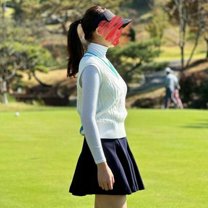 지포어 V-넥 울-캐시미어 블렌드 박스핏 베스트(2color)