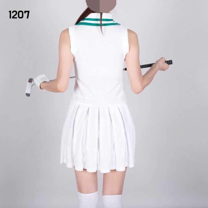 지포어 여자 1207 카라 배색 플리츠 원피스(2color)