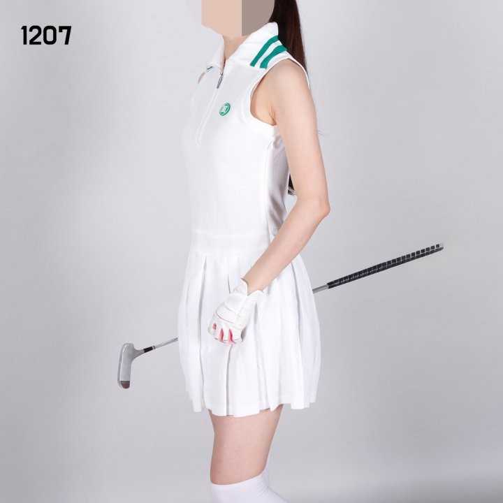 지포어 여자 1207 카라 배색 플리츠 원피스(2color)