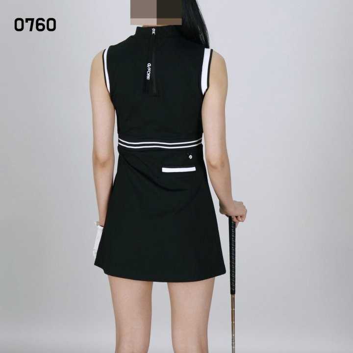 지포어 여자 0760 슬리브리스 플레어 드레스 원피스(2color)