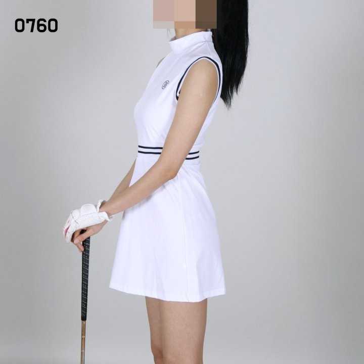 지포어 여자 0760 슬리브리스 플레어 드레스 원피스(2color)